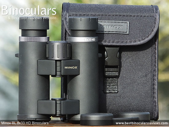 Minox BL 8x33 HD Binoculars, with carry case