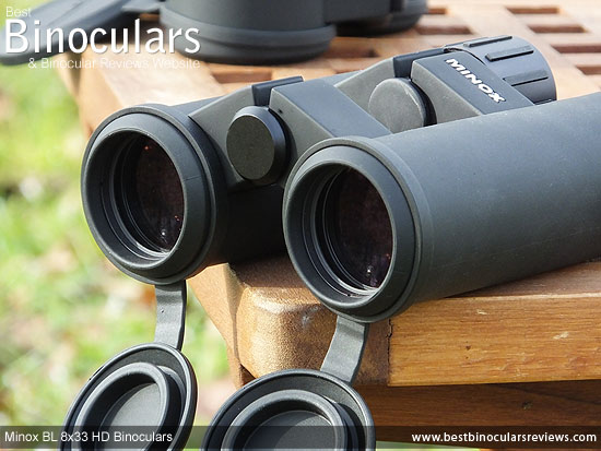 33mm Objective Lenses on the Minox BL 8x33 HD Binoculars