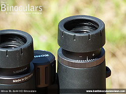 Diopter Adjustment on the Minox BL 8x44 HD Binoculars