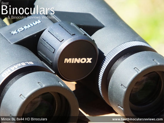 Focus Wheel on the Minox BL 8x44 HD Binoculars