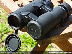 Lens Covers on the Minox BL 8x44 HD Binoculars