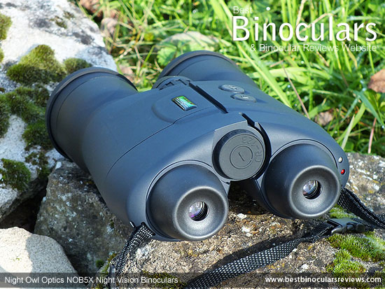 Rear view of the Night Owl Optics NOB5X Night Vision Binoculars