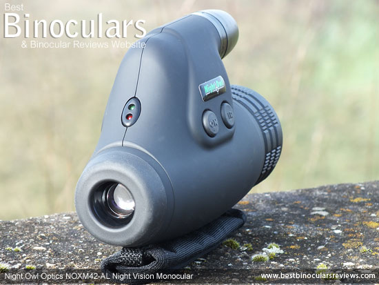 Eyepiece on the Night Owl Optics NOXM42-AL Night Vision Monoculars