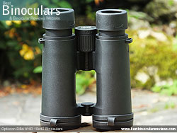 Underside of the Opticron DBA VHD 10x42 Binoculars