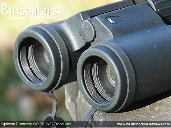 Objective Lenses on the Opticron Discovery WP PC 8x32 Binoculars