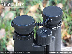 Rain Guard on the Opticron Discovery WP PC 8x32 Binoculars