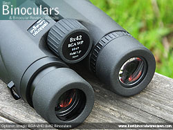 Eyecups on the Opticron Imagic BGA VHD 8x42 Binoculars