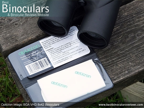 Instructions & Warranty Info for the Opticron Imagic BGA VHD 8x42 Binoculars