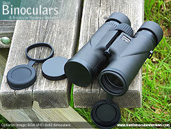 Objective Lens Covers on the Opticron Imagic BGA VHD 8x42 Binoculars