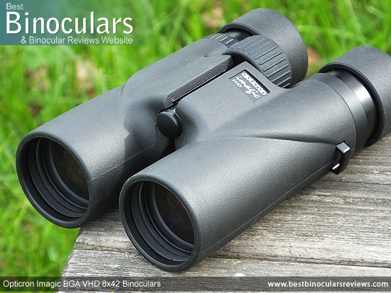 42mm Objective Lenses on the Opticron Imagic BGA VHD 8x42 Binoculars