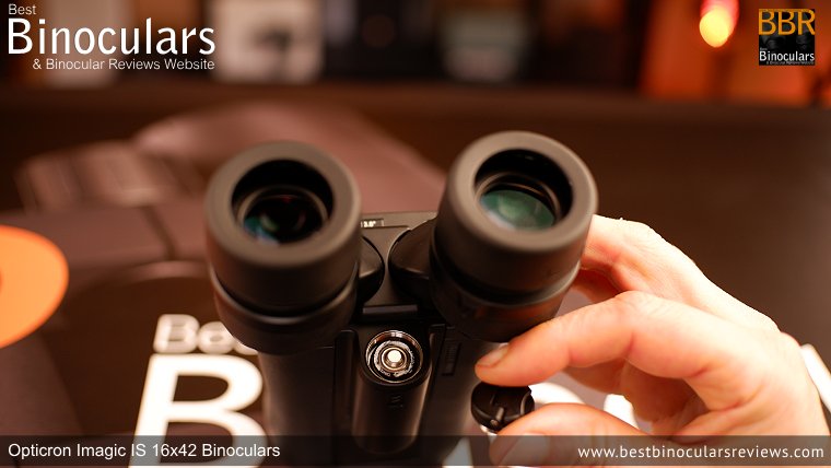 1x AA batter needed on the Opticron Imagic 16x42 Image Stabilized Binoculars