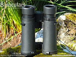 Underside of the Opticron Savanna R 8x33 Binoculars