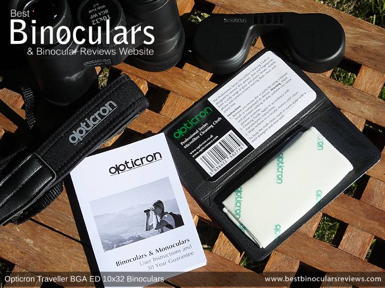 Cleaning Cloth for the Opticron Traveller BGA ED 10x32 Binoculars