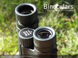 Eyecups on the Opticron Traveller BGA ED 10x32 Binoculars