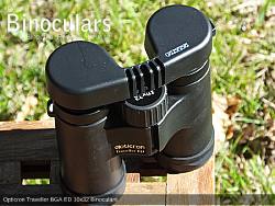 Rain Guard on the Opticron Traveller BGA ED 10x32 Binoculars