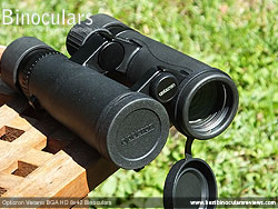 Objective Lens Covers on the Opticron Verano BGA HD 8x42 Binoculars