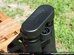 Rain Guard on the Opticron Verano BGA HD 8x42 Binoculars