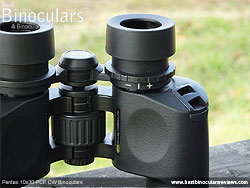 Diopter Adjustment on the Pentax 10x30 PCF CW Binoculars