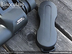 Eyepiece covers on the Pentax 10x30 PCF CW Binoculars