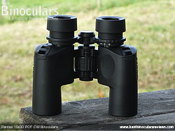 Underside view of the Pentax 10x30 PCF CW Binoculars