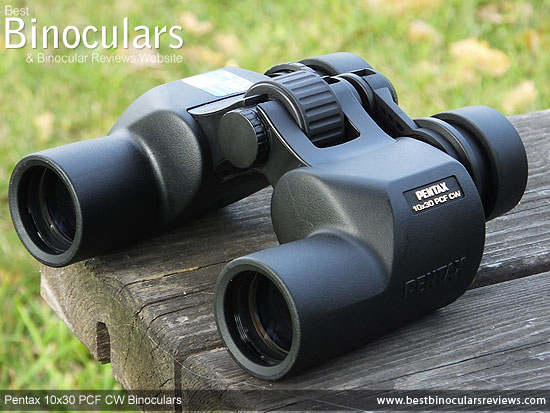 Rear view of the Pentax 10x30 PCF CW Binoculars