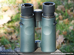 Underside of the Pentax AD 9x32 WP Binoculars