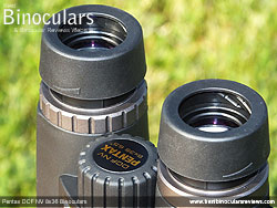 Eyecups on the Pentax DCF NV 8x36 Binoculars