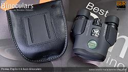Inside the Carry Case & Pentax Papilio II 8.5x21 Binoculars