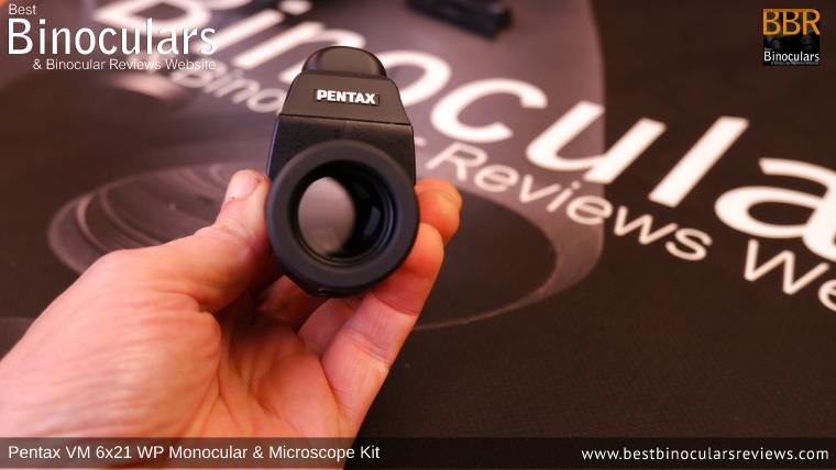 21mm Lens on the Pentax VD 4x20 Monocular & Spotting Scope