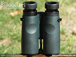 Rear of the Pentax ZD 8x43 ED Binoculars