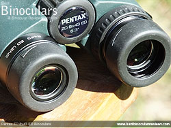Eyecups on the Pentax ZD 8x43 ED Binoculars