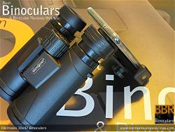 Universal Smartphone Adpater on the Rivmount 10x42 Binoculars