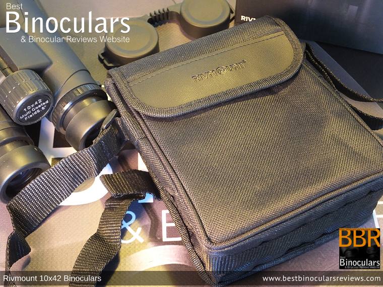 Inside the Rivmount 10x42 Binoculars Carry Case