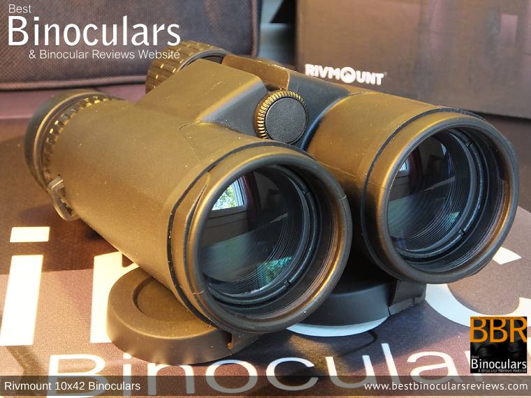 42mm Objective Lenses on the Rivmount 10x42 Binoculars