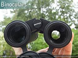 Deeply inset 32mm Objective lens on the Snypex Knight D-ED 10x32 Binoculars