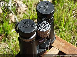 Rain Guard on the Snypex Knight D-ED 8x32 Binoculars