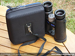 Rear of Carry Case for the Snypex Knight D-ED 8x42 Binoculars