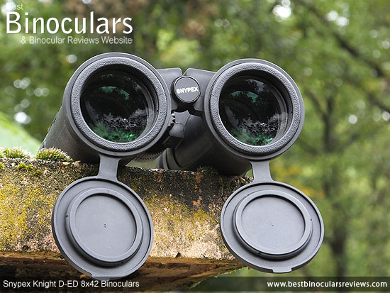 Objective Lenses on the Snypex Knight D-ED 8x42 Binoculars