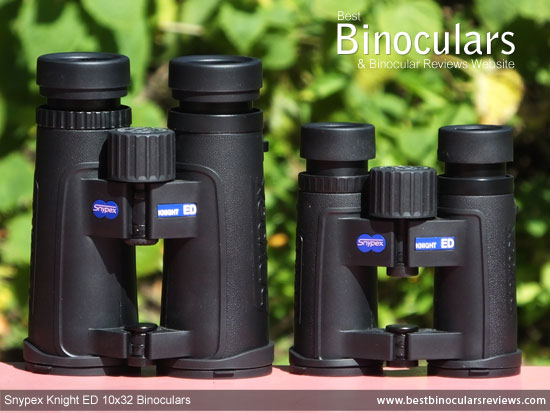 Comparison between the 8x42 and the 10x32 Snypex Knight ED Binoculars