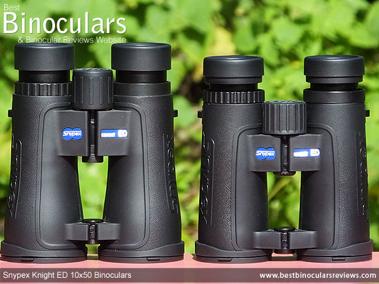 Comparison between the 8x42 and the 10x50 Snypex Knight ED Binoculars