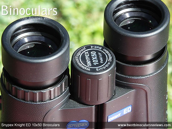 Focus Wheel on the Snypex Knight ED 10x50 Binoculars