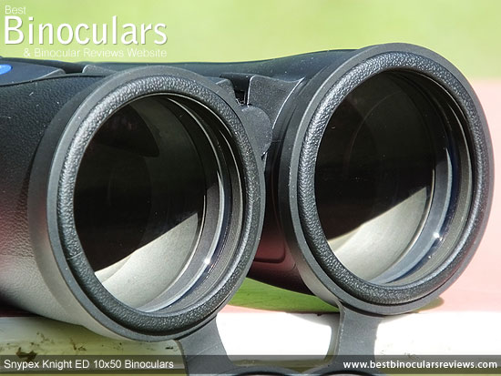 Objective Lenses on the Snypex Knight ED 10x50 Binoculars