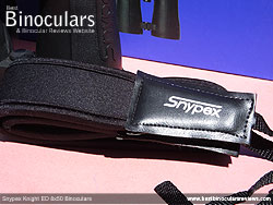 Neck strap on the Snypex Knight ED 8x50 Binoculars