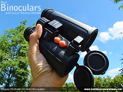 Open bridge design on the Snypex Profinder HD 8x42 Binoculars