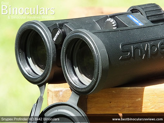 42mm Objective Lenses on the Snypex Profinder HD 8x42 Binoculars