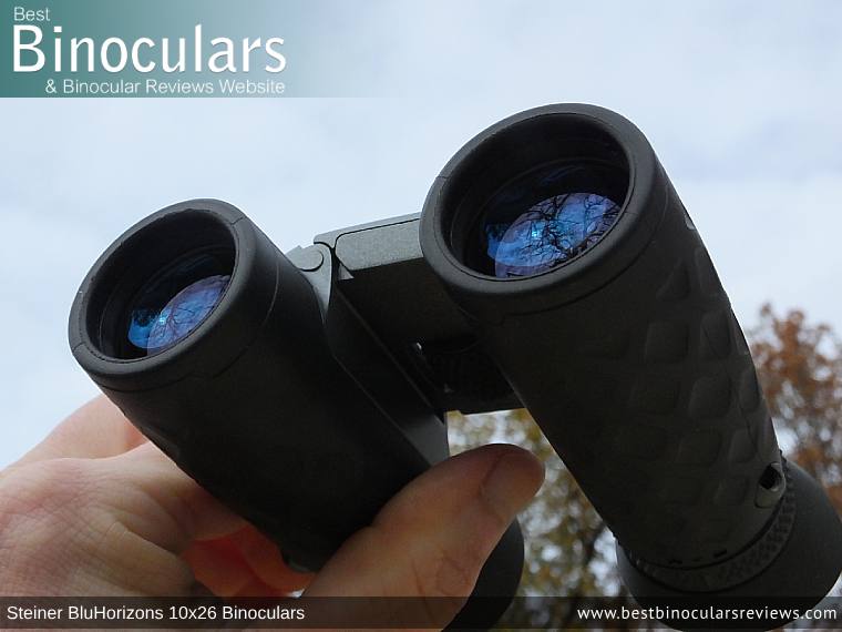 26mm Objective Lenses on the Steiner BluHorizons 10x26 Binoculars