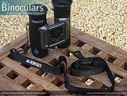 Neck Strap included with the Steiner BluHorizons 10x26 Binoculars