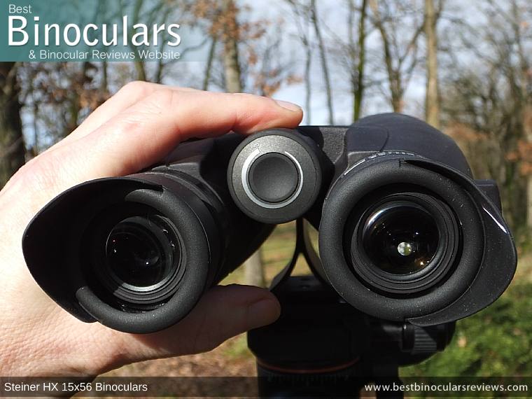 Focus Wheel on the Steiner HX 15x56 Binoculars