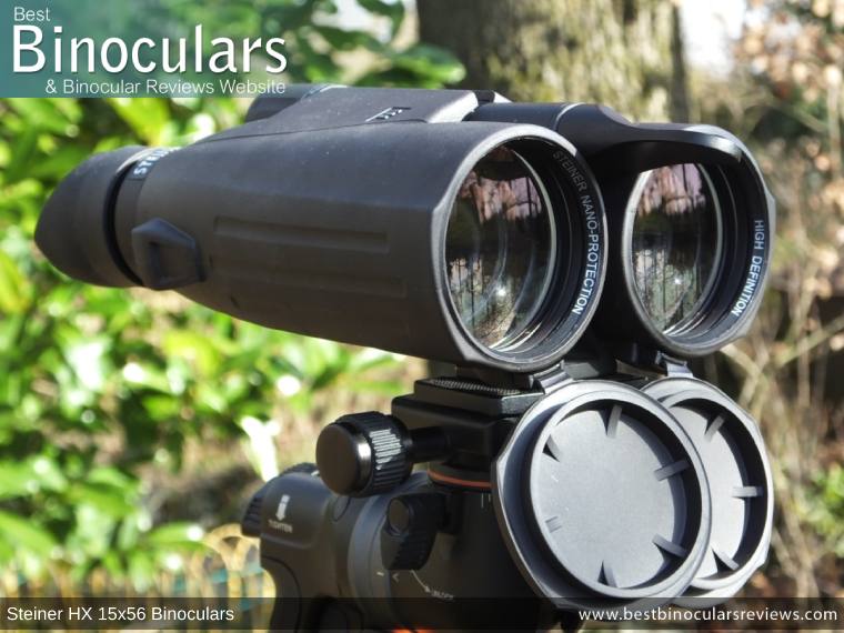Objective Lenses on the Steiner HX 15x56 Binoculars