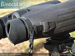 Clic-Loc Neck strap attachment on the Steiner HX 15x56 Binoculars